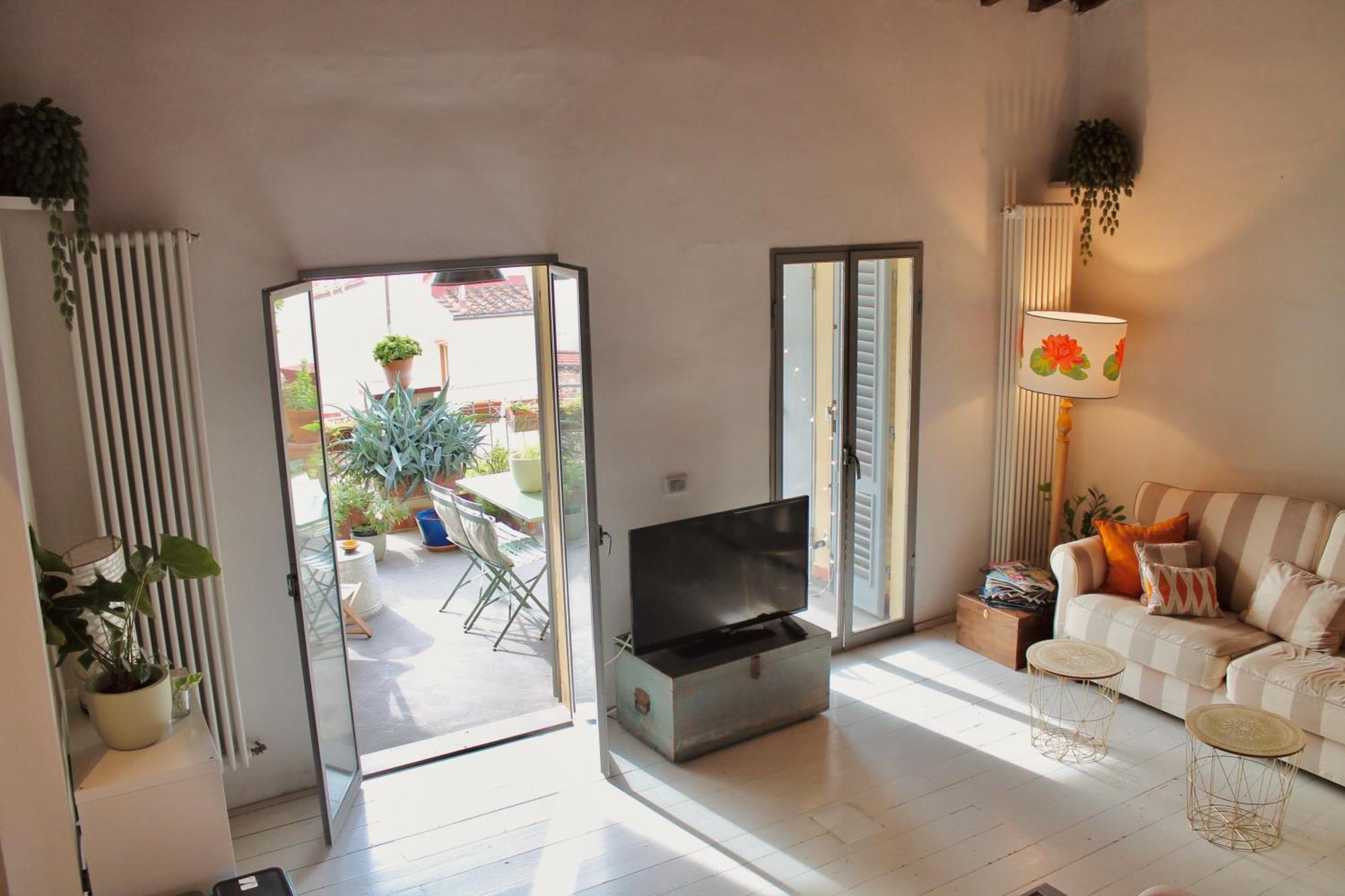 Attico Con Terrazza Su Firenze Florença Exterior foto