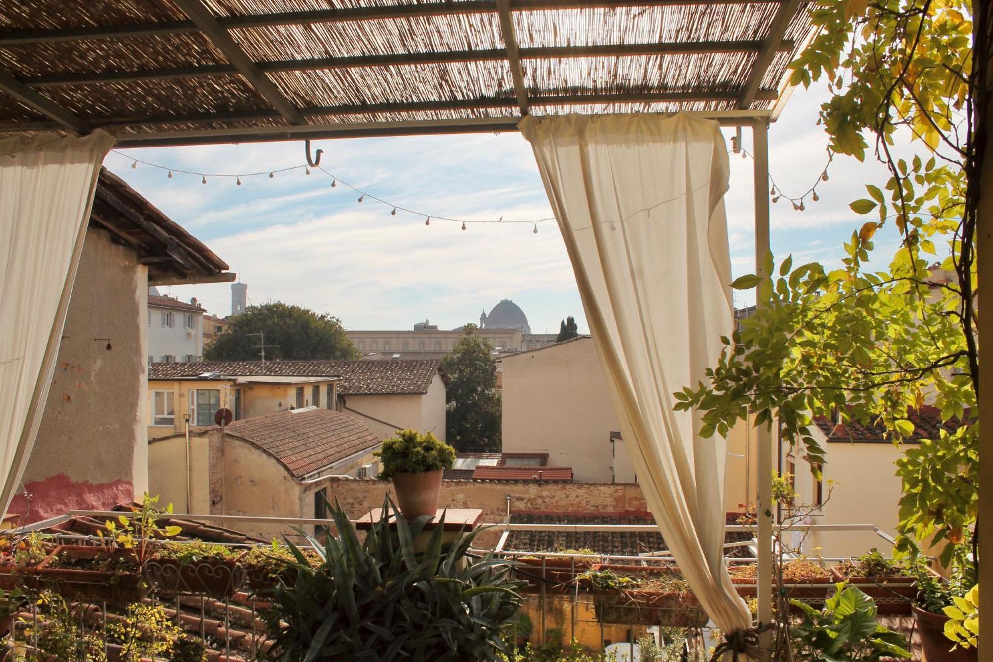 Attico Con Terrazza Su Firenze Florença Exterior foto