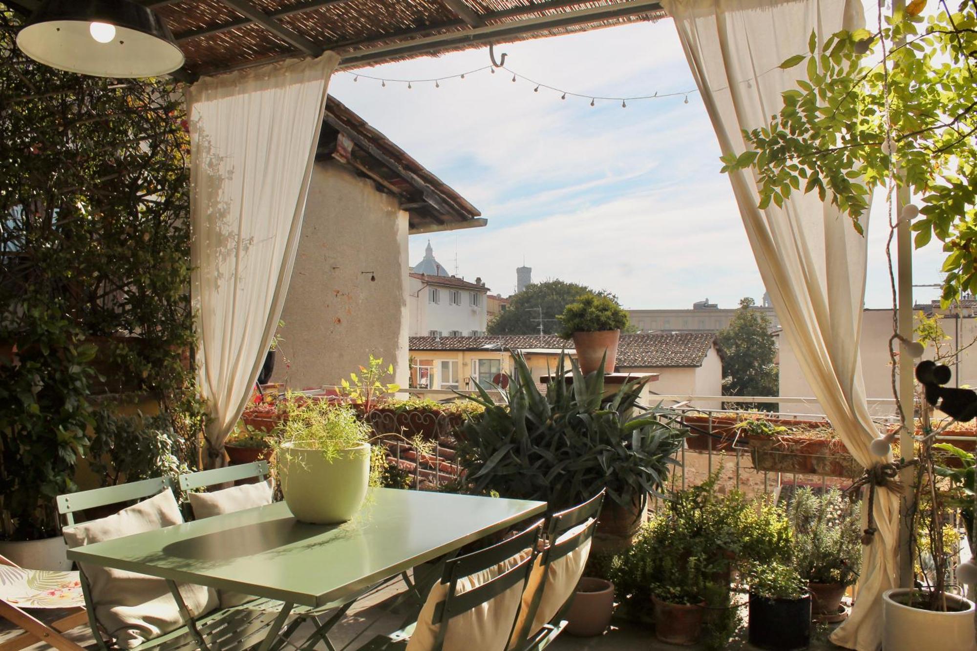 Attico Con Terrazza Su Firenze Florença Exterior foto