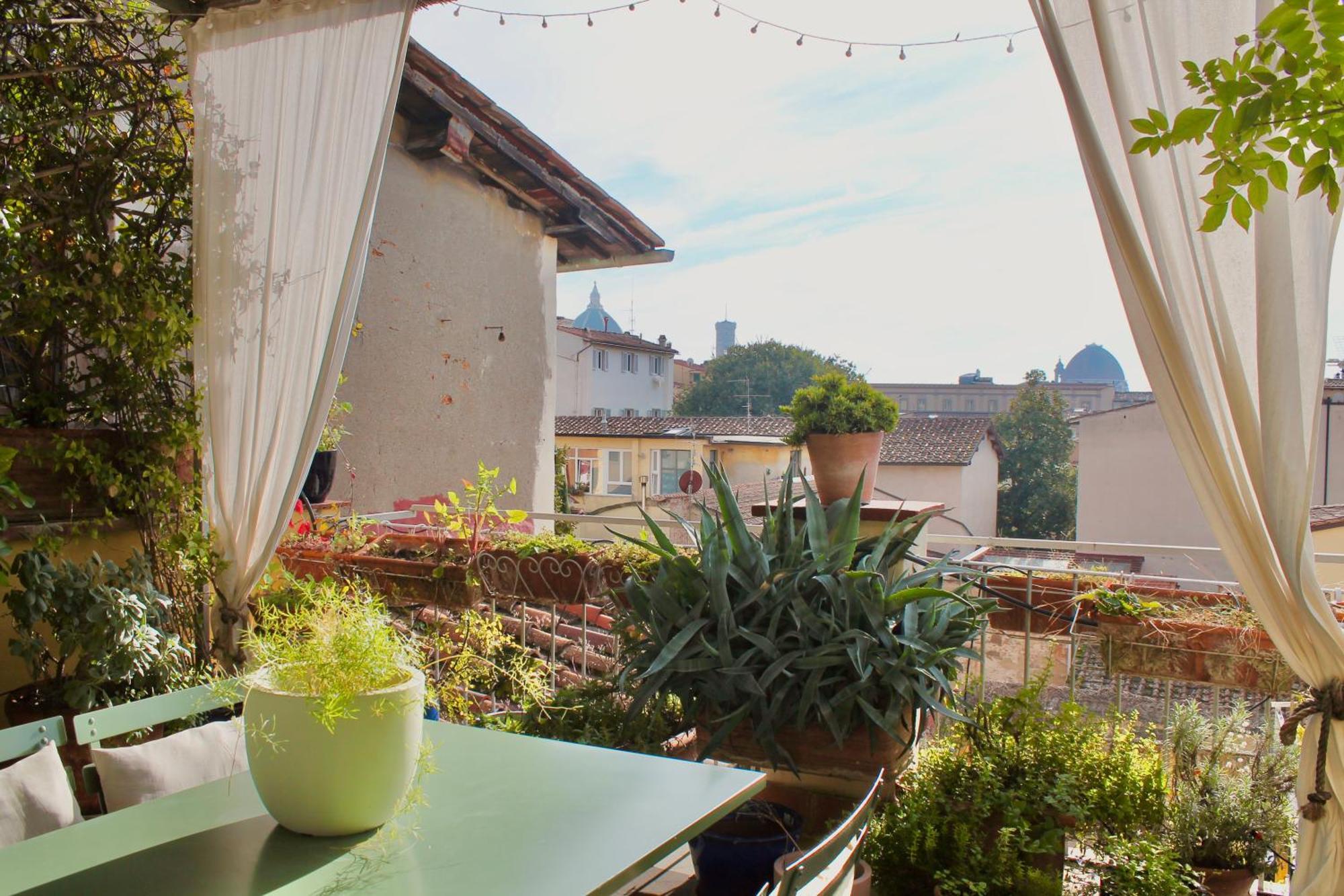 Attico Con Terrazza Su Firenze Florença Exterior foto